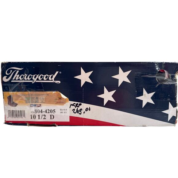 Thorogood Work Boots 11" Wellington Men's 10.5D Steel Toe, EH Leather 804-4205 - Picture 10 of 10